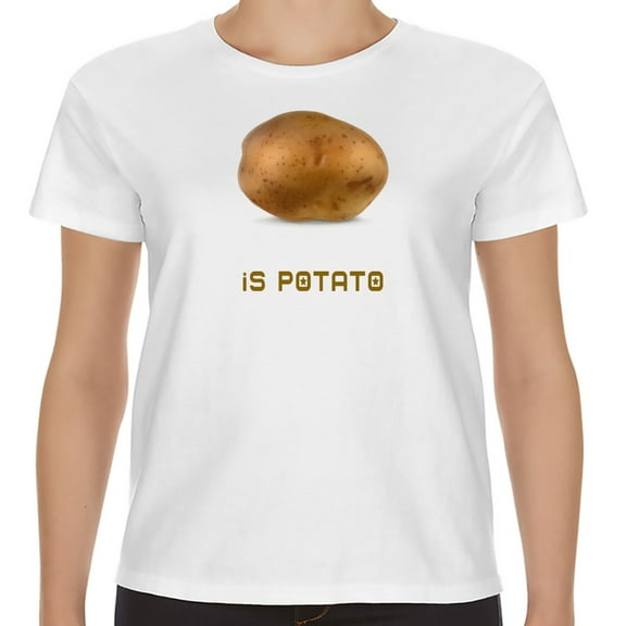 Is Potato White Unisex T-Shirt-Unisex 2XL