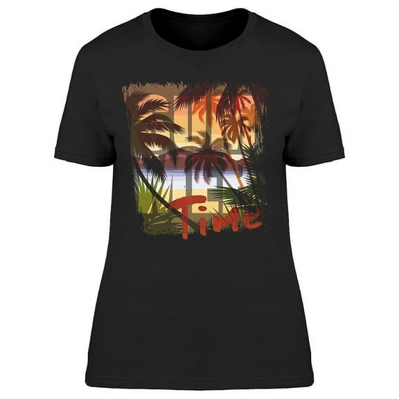 Is Summer Time T-Shirt Women -Image by Shutterstock, Female Large