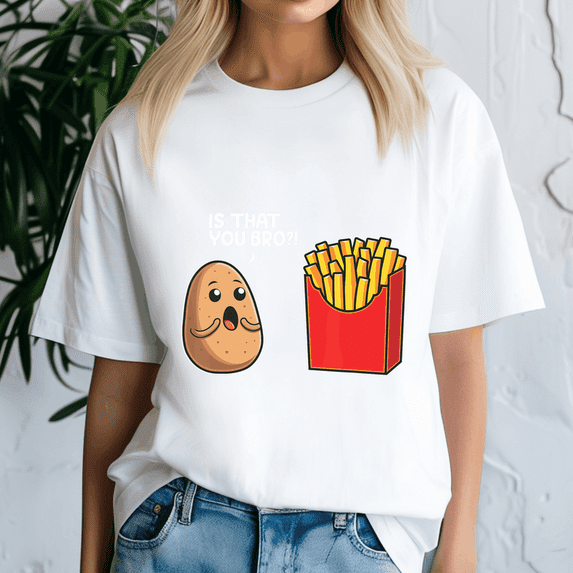 Is That You Bro Potato French Fry Vegetable Funny Food Pun Shirt