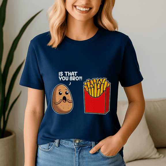 Is That You Bro Potato French Fry Vegetable Funny Food Pun Shirt