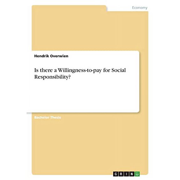 Is There A Willingness-To-Pay For Social Responsibility?