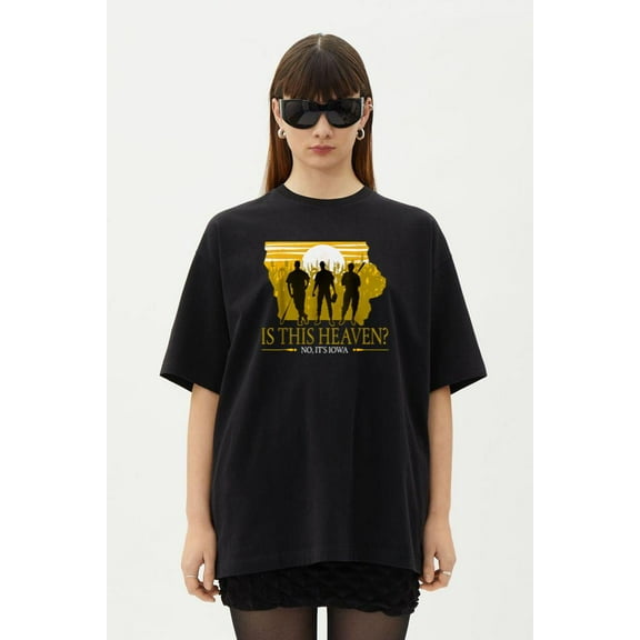 Is This Heaven Baseball Field Of Dreams Movie Quote T-Shirt, for men & women, up to size 5XL