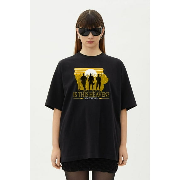 Is This Heaven Baseball Field Of Dreams Movie Quote T-Shirt, for men & women, up to size 5XL