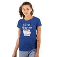 thumbnail image 1 of Is This Heaven State of Iowa Ballgame Womens Fitted Plus Size Graphic Tee Brisco Brands 2X, 1 of 5