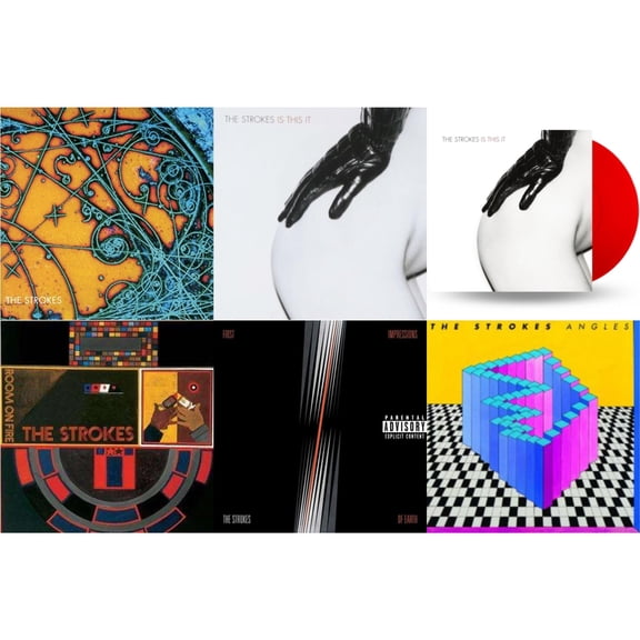 Is This It & Is This It & Is This It (Red LP Vinyl) & Room On Fire & First Impressions Of Earth & Angles (Gatefold)