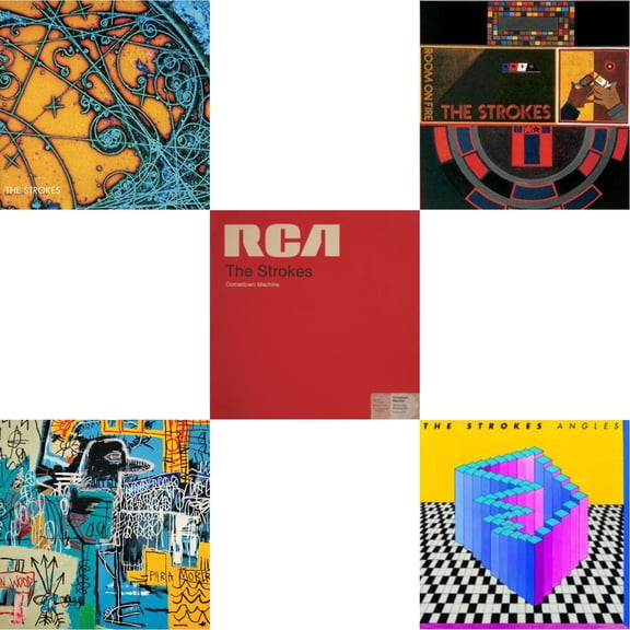 Is This It & New Abnormal (180G/Clear Apet Slipcase/Dl Insert) & Comedown Machine & Room On Fire & Angles (Gatefold) [LP Vinyl Bundle]