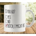 thumbnail image 1 of Is You 60 I Might Be Coffee Mug, Comfortable To Hold, Birthday Present For Men Women Wife Husband Daughter Friends, 1 of 6