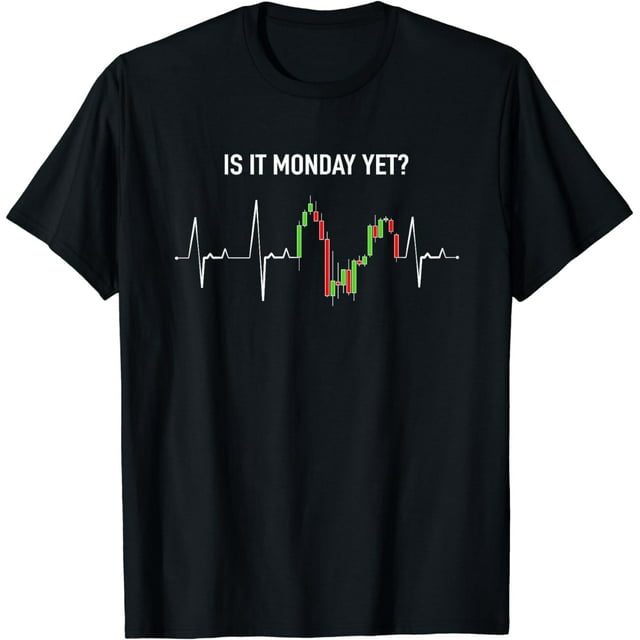 Is it Monday Yet Investor Day Trading Stock Market Trader T-Shirt