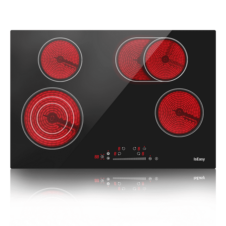 POTFYA Induction Cooktop 30 Inch Built-in Induction Stove Top 4 Burner Electric  Cooktop,220v Knob Control,Ceramic Glass Surface, 6000W Suitable for  Magnetic Pans, without Plug - Yahoo Shopping