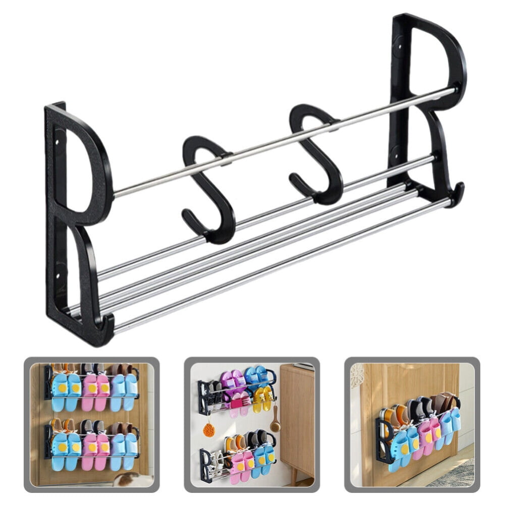 IsEasy Hanging Shoe Rack, Wall Mounted Shoe Rack with Sticky Hanging