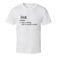Isa Noun Languages Definition Dad Father Father's Day Gift T Shirt