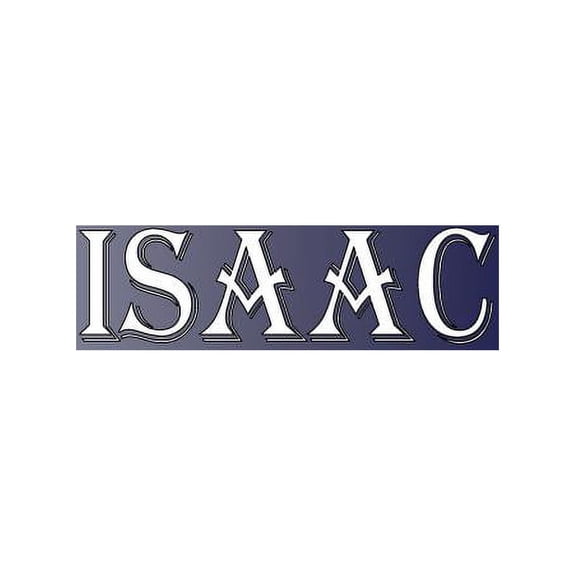 Isaac: 100 Pages 8.5" X 11" Personalized Name on Notebook College Ruled Line Paper, (Paperback)