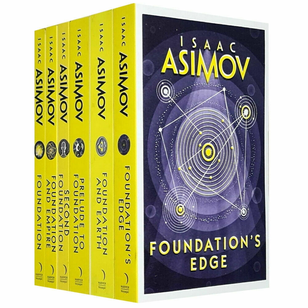 Isaac Asimov Foundation Series 6 Books Collection Set Foundation