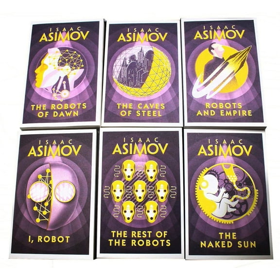 Isaac Asimov Robot Series 6 Books Collection Set