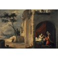 thumbnail image 1 of Isaac Blesses Jacob , c. 1665-1670 , Bartolom Esteban Murillo (1617-1682/Spanish), Oil on canvas , Hermitage Museum, St. Petersburg, Russia, Poster Print (18 x 24), 1 of 1