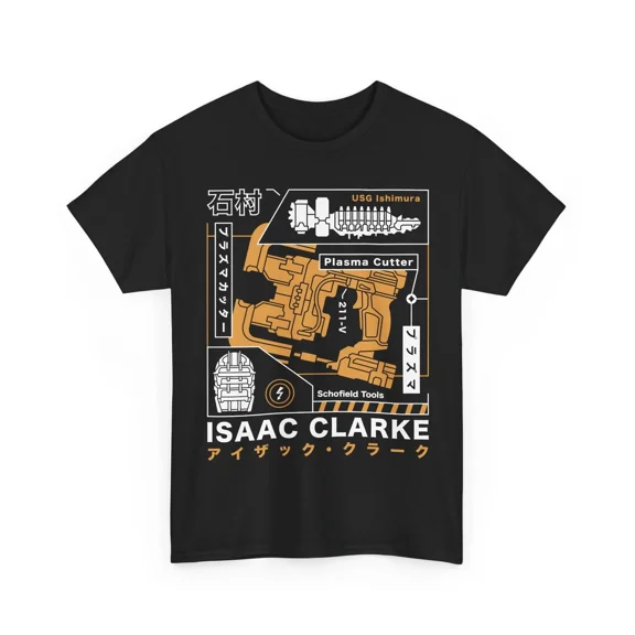Isaac Clarke Aesthetic Unisex T-Shirt. Dead Space Video Game. Plasma Cutter.