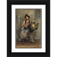 thumbnail image 1 of Isaac Israëls 17x24 Black Ornate Framed Double Matted Museum Art Print Titled: The Lady Drummer (C. 1890 - C. 1910), 1 of 5