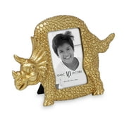 Isaac Jacobs 2x3 Dinosaur Picture Frame for Tabletop/Wall Display