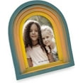 thumbnail image 1 of Isaac Jacobs 2x3 Vertical Rainbow Arc Resin Picture Frame with Gradient Design, Decorative Photo Frame, Tabletop & Wall Display, 1 of 3