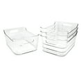 thumbnail image 1 of Isaac Jacobs 4-Pack Small Storage Bins with Handles, BPA Free/Food Safe, 1 of 6