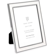 Isaac Jacobs 5x7 Gold Magnetic Acrylic Easel Frame - Vertical, Stand-Up Display For Photos Or Cards