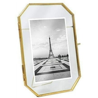 Levilan 6x8 Gold Photo Frame Vintage Style Antique Gold Standing Picture  Frames with Pressed Glass, Brass (6 x 8)