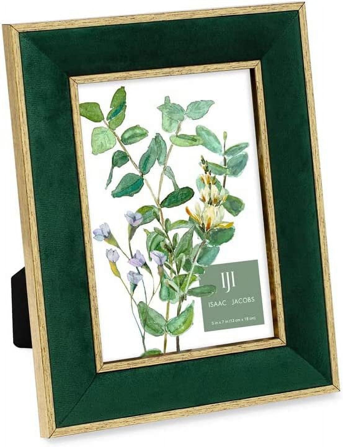 アンティーク雑貨 Shappy Green  velvet photo frame. Shappy Green velvet photo frame.