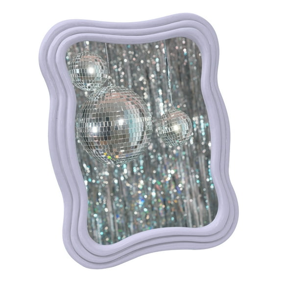 Isaac Jacobs 5x7 Light Lavender Curved Deco Frame for Tabletop and Wall Display, Decorative Art, Design, Home Décor, Gift (5x7, Light Lavender)