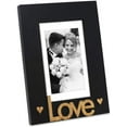 thumbnail image 1 of Isaac Jacobs 5x7 (Matted 4x6) Black “Love” Tabletop Picture Frame, 1 of 4