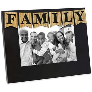 Isaac Jacobs Wood Sentiments “Family” Picture Frame, 4x6 inch, Photo G –  Isaac Jacobs International