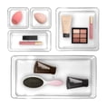Isaac Jacobs Clear Stackable Drawer Organizer Set, 5-Piece – Multi-Size ...