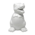 thumbnail image 1 of Isaac Jacobs White Ceramic Dinosaur Money Bank, T-Rex Piggy Bank, 1 of 5
