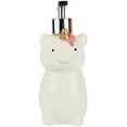 thumbnail image 1 of Isaac Jacobs White Ceramic Unicorn, Liquid Soap Pump/Lotion Dispenser with Chrome Metal Pump Holds Up to 12 Oz  Great for Bathroom, Kitchen Countertop, Bath Accessory Unicorn, 1 of 4