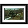 thumbnail image 1 of Isaac Levitan 2x Matted 24x18 Black Ornate Framed Art Print 'Early spring. A young pine tree.', 1 of 2