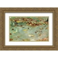 thumbnail image 1 of Isaac Levitan 2x Matted 24x20 Gold Ornate Framed Art Print 'Autumn leaves', 1 of 2