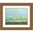 thumbnail image 1 of Isaac Levitan 2x Matted 24x20 Gold Ornate Framed Art Print 'Mediterranean Seacoast', 1 of 2