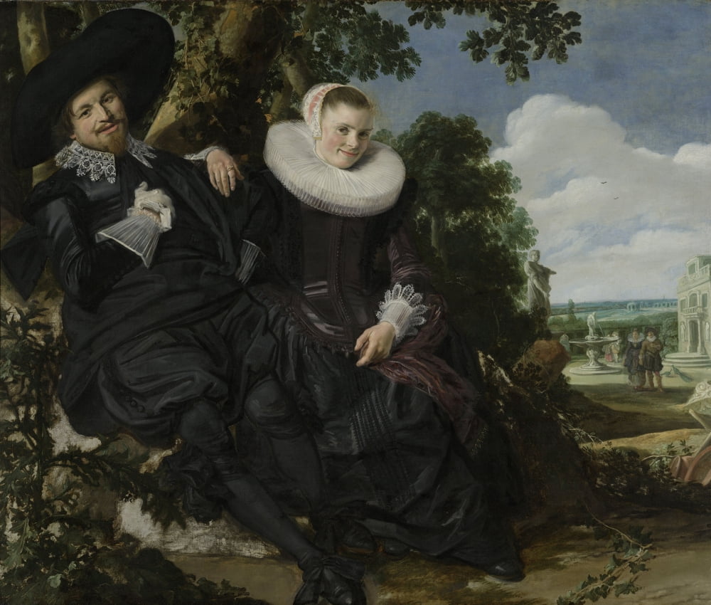 Isaac Massa And Beatrix Van Der Laen Canvas Art - (36 x 24)