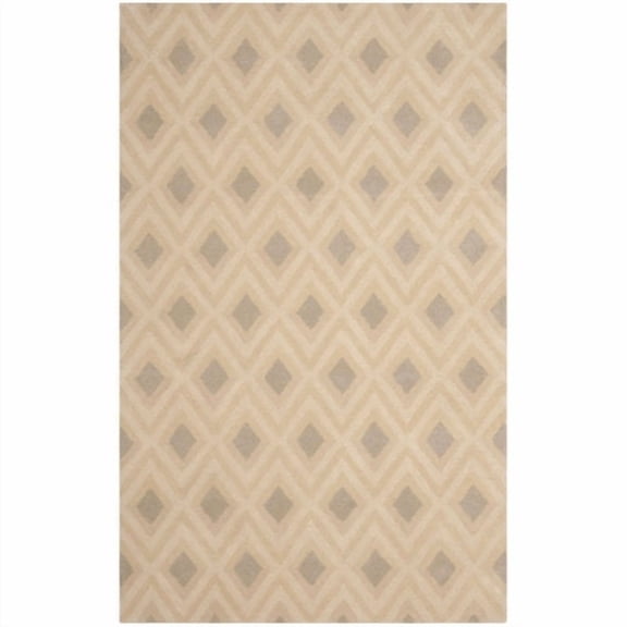 Isaac Mizrahi Beige/Grey Geometric Area Rug