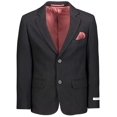 thumbnail image 1 of Isaac Mizrahi Boy's BL8141 Modern Fit Blazer Single Brested Knit Sport Coat - Black - 5, 1 of 1