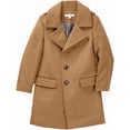 thumbnail image 1 of Isaac Mizrahi Boys Single Breasted Wool Overcoat with Epaulets - Colors, 1 of 2