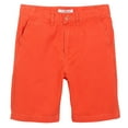 thumbnail image 1 of Isaac Mizrahi Boy's SO1057 Cotton Shorts - Orange - 3, 1 of 2