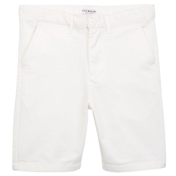 Isaac Mizrahi Boy's SO1057 Cotton Shorts - White - 2