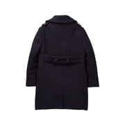 Isaac Mizrahi Boys Single Breasted Wool Overcoat with Epaulets - Colors