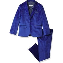 Isaac Mizrahi Boys' Slim Fit 3 Piece Velvet Suit