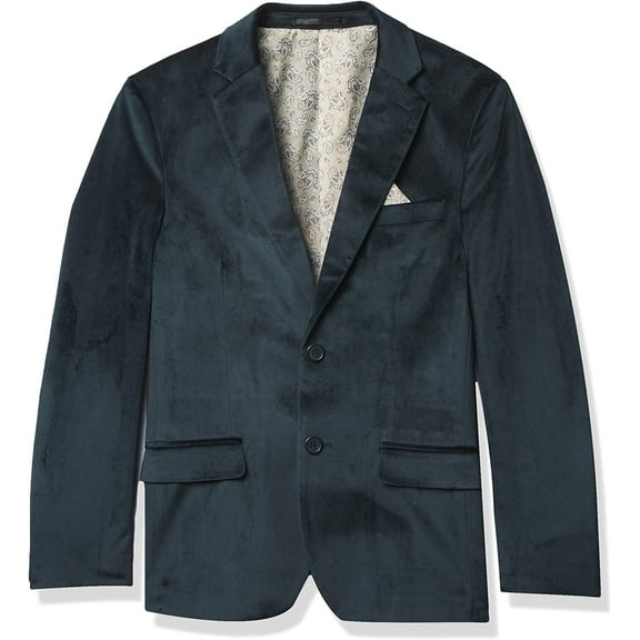 Isaac Mizrahi Boys Slim Fit Velvet Blazer