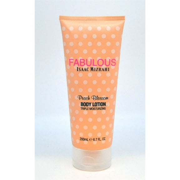Isaac Mizrahi FABULOUS Peach Blossom Triple Moisturizing Body Lotion 6.7 Oz