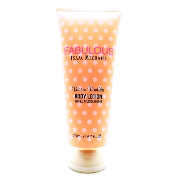 Isaac Mizrahi FABULOUS Warm Vanilla Triple Moisturizing Body Lotion 6.7 Fl Oz.
