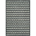 thumbnail image 1 of Transitional Rug - Isaac Mizrahi Wool Pile -Grey/Black-Color:Grey/Black,Design:Transitional,Shape:Small Rectangle,Size:6'L x 4'W, 1 of 5