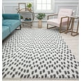 thumbnail image 1 of Isaac Mizrahi Jaxon CM25A Seeing Spots Geometric Contemporary White Area Rug, 2'6" x 4', 1 of 6