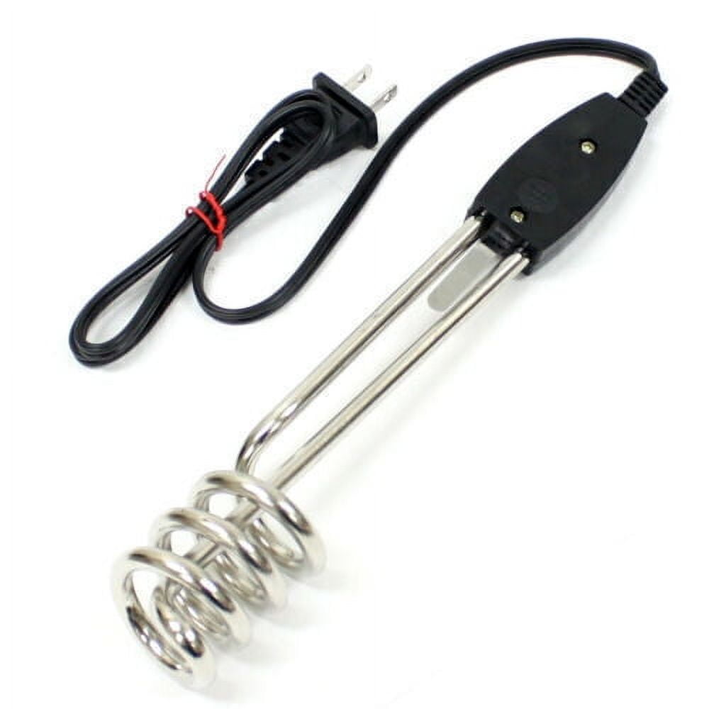 10" Water Heater Portable Electric Immersion Element Boiler Travel 1000W-110V